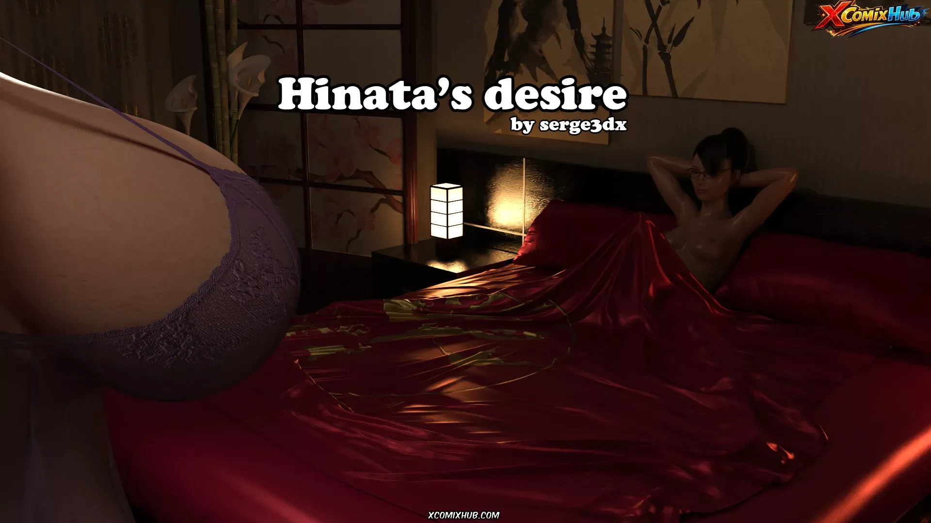 Hinata's Desire Serge3dx 001 Comic Page 1